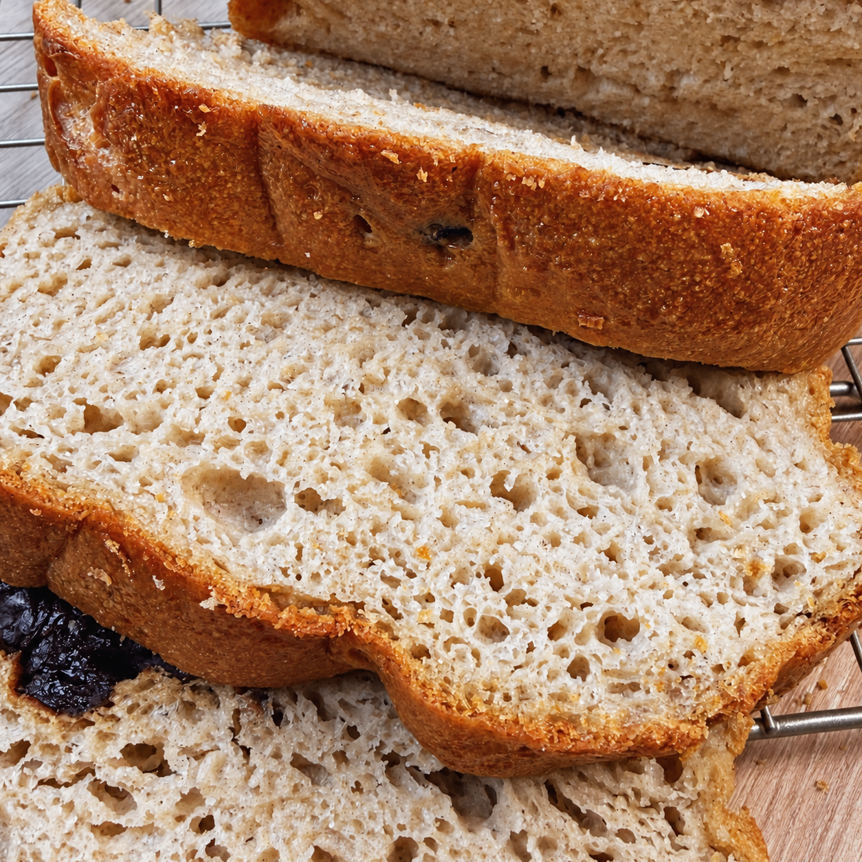 Pan de frutas deshidratadas sin gluten y sin azúcar