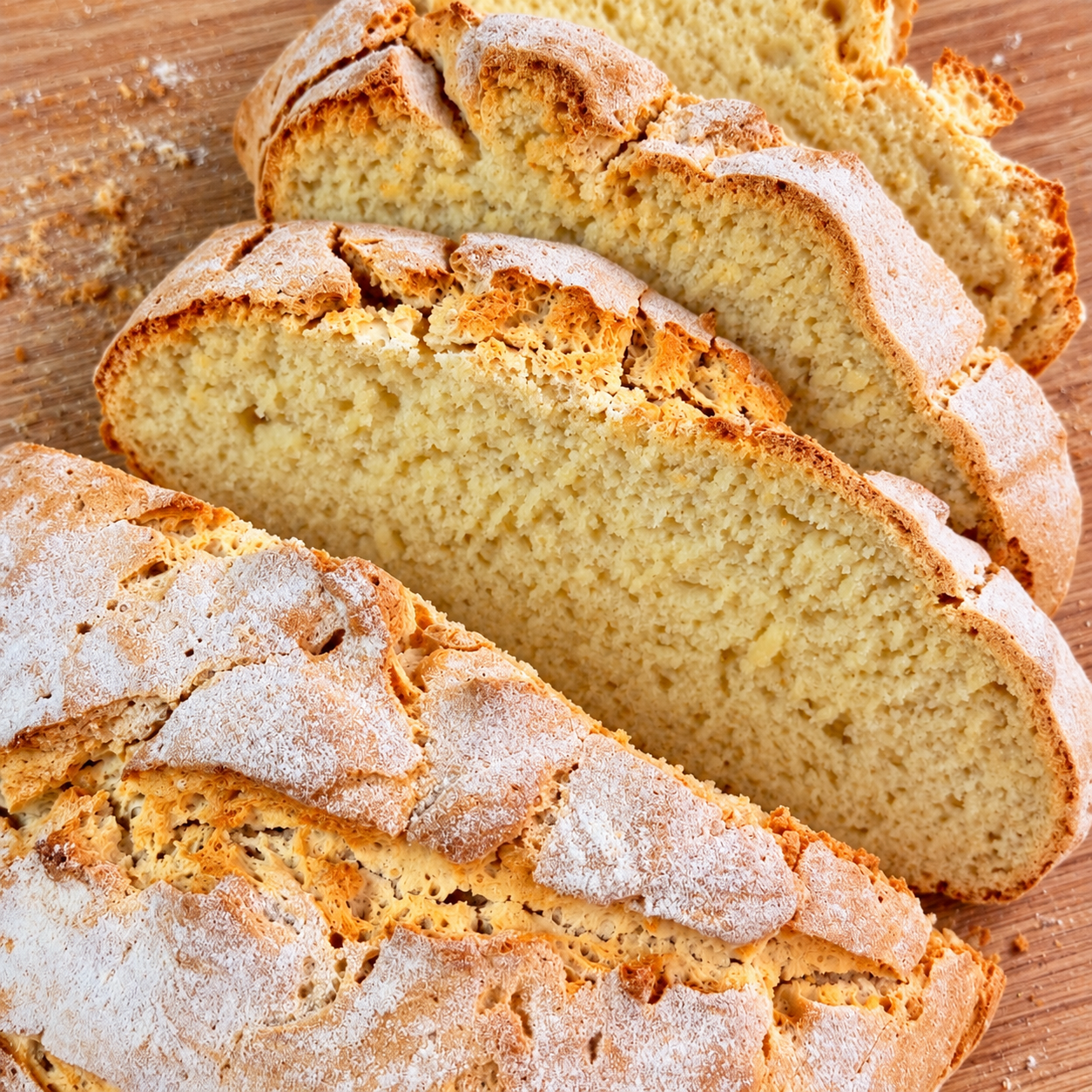 Pan rústico sin gluten y sin azúcar
