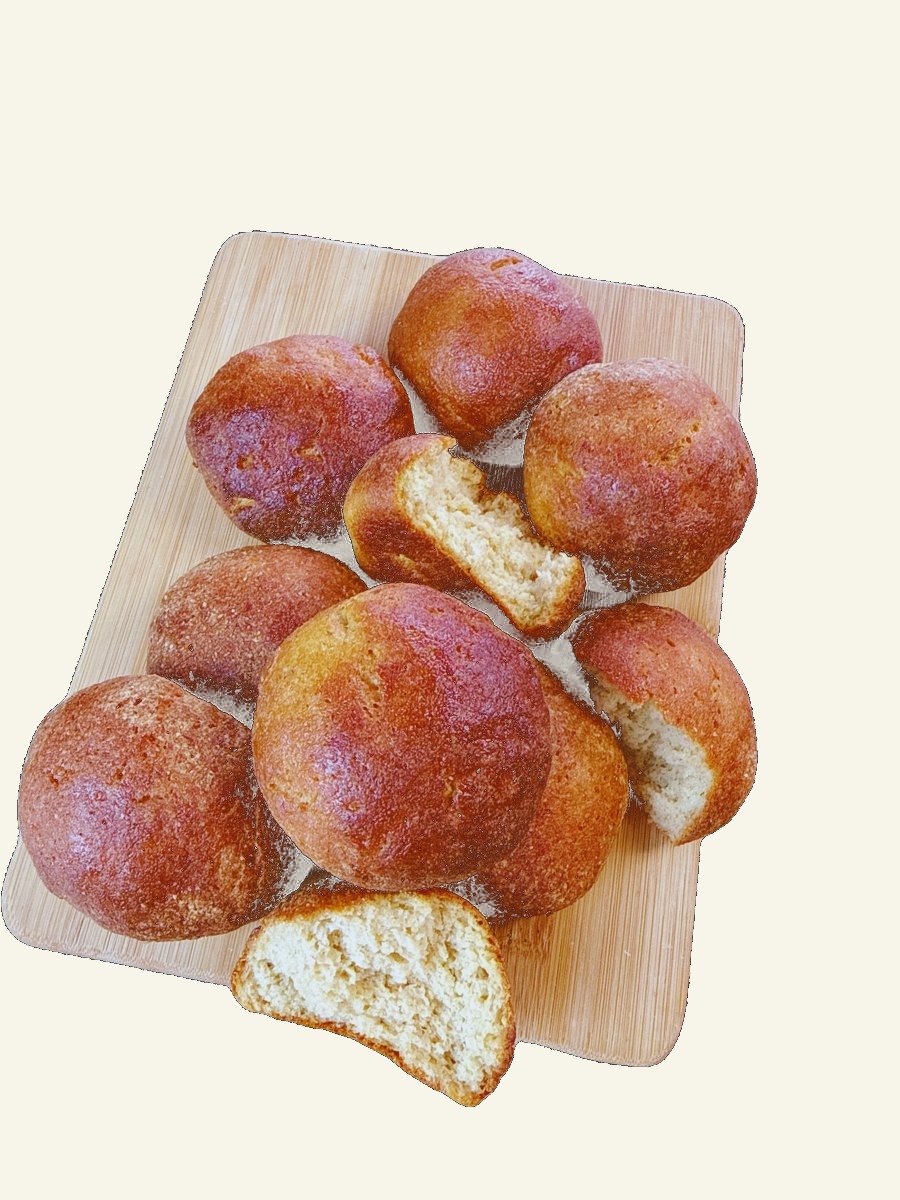Mogollas dulces sin gluten y sin azúcar