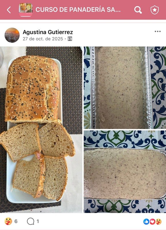 Agustina Gutiérrez y su pan de molde